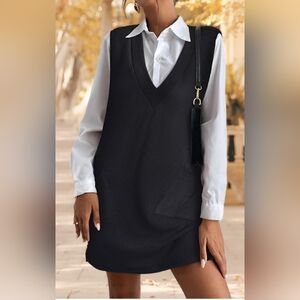 EUC SK & Company  Chic Sweater Vest Dress